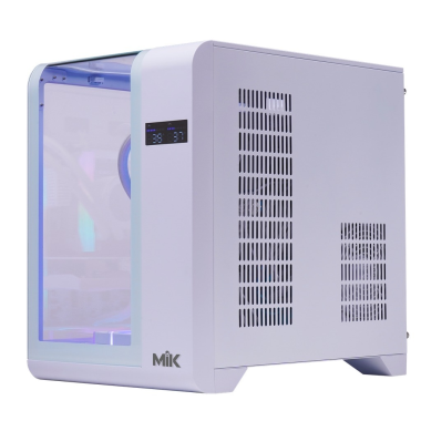 Vỏ Case Máy Tính MIK Barbatos M | Black / White | M-ATX | No Fan