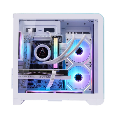 Vỏ Case Máy Tính MIK Barbatos M | Black / White | M-ATX | No Fan