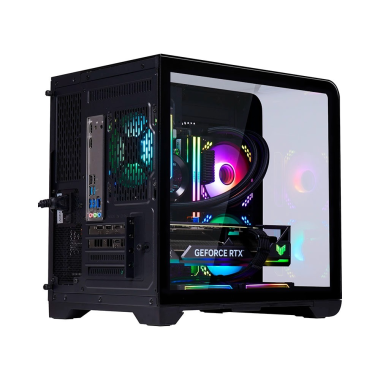 Vỏ Case Máy Tính MIK Barbatos M | Black / White | M-ATX | No Fan