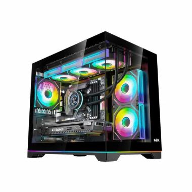 Vỏ Case MIK G7 Led Strip Black | ITX/ M-ATX