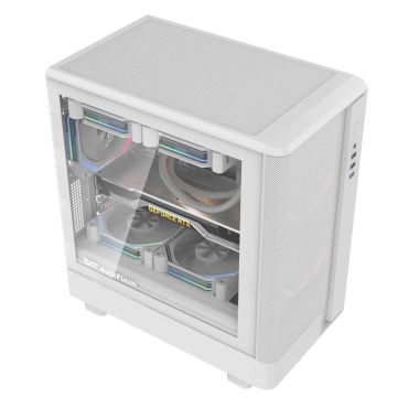Vỏ Case Darkflash DB330M Mesh White M-ATX