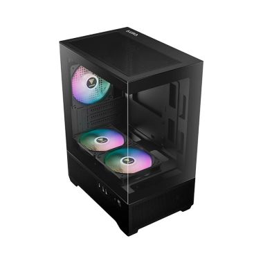 Vỏ Case Gamdias AURA GC9M Elite ARGB Black | Kèm 3 Fan ARGB