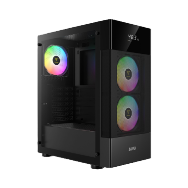 Vỏ Case Gamdias AURA GC5 ARGB | M-ATX | Black