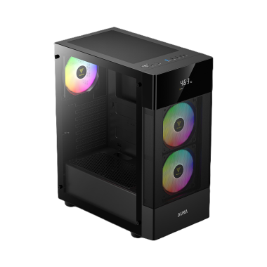 Vỏ Case Gamdias AURA GC5 ARGB | M-ATX | Black
