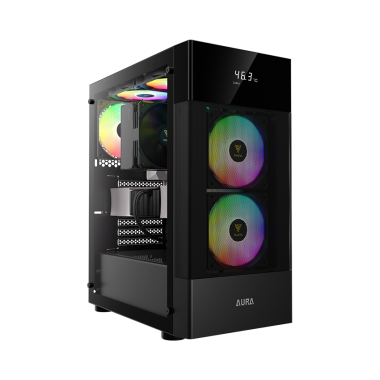 Vỏ Case Gamdias AURA GC5 ARGB | M-ATX | Black