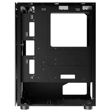 Vỏ Case máy tính Xigmatek Hero 3F, ATX, 2 mặt kính cường lực, Kèm 3 Fan LED RGB Auto