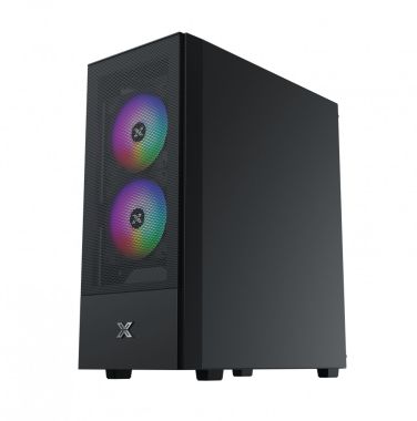 Vỏ Case Xigmatek Hero II Air 3F Trắng / Đen Kèm 3 Fan Led