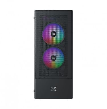 Vỏ Case Xigmatek Hero II Air 3F Trắng / Đen Kèm 3 Fan Led