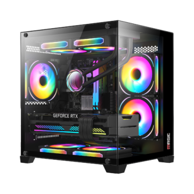 VỎ CASE MÁY TÍNH MAGIC AQUA-M ULTRA (M-ATX, No Fan)