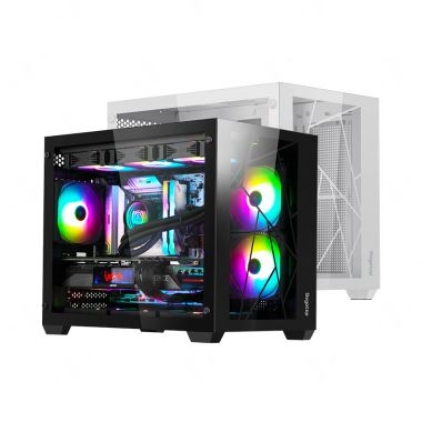 Vỏ Case máy tính Segotep Lumi II TYPE-C (MATX/MID TOWER/NO FAN/BLACK/WHITE)