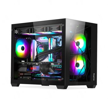 Vỏ Case máy tính Segotep Lumi II TYPE-C (MATX/MID TOWER/NO FAN/BLACK/WHITE)