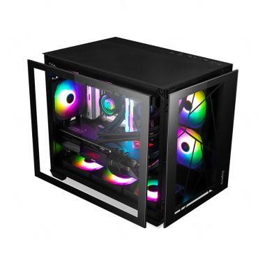 Vỏ Case máy tính Segotep Lumi II TYPE-C (MATX/MID TOWER/NO FAN/BLACK/WHITE)