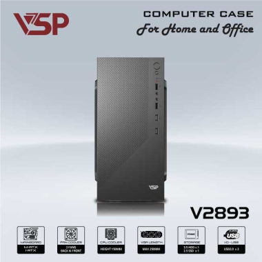 Vỏ Case Văn Phòng VSP V2893 M-ATX/I-ATX