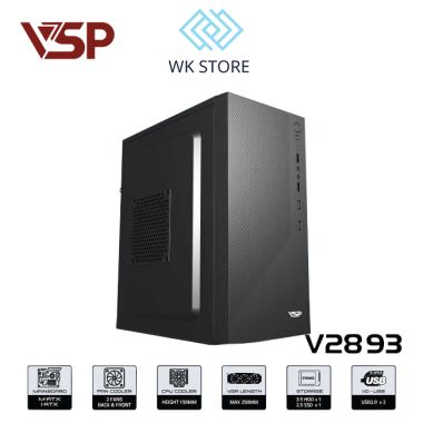 Vỏ Case Văn Phòng VSP V2893 M-ATX/I-ATX