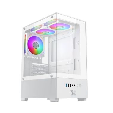 Vỏ Case Máy Tính Xigmatek View 3GF | M-ATX, ITX | Kèm 3 Fan Led