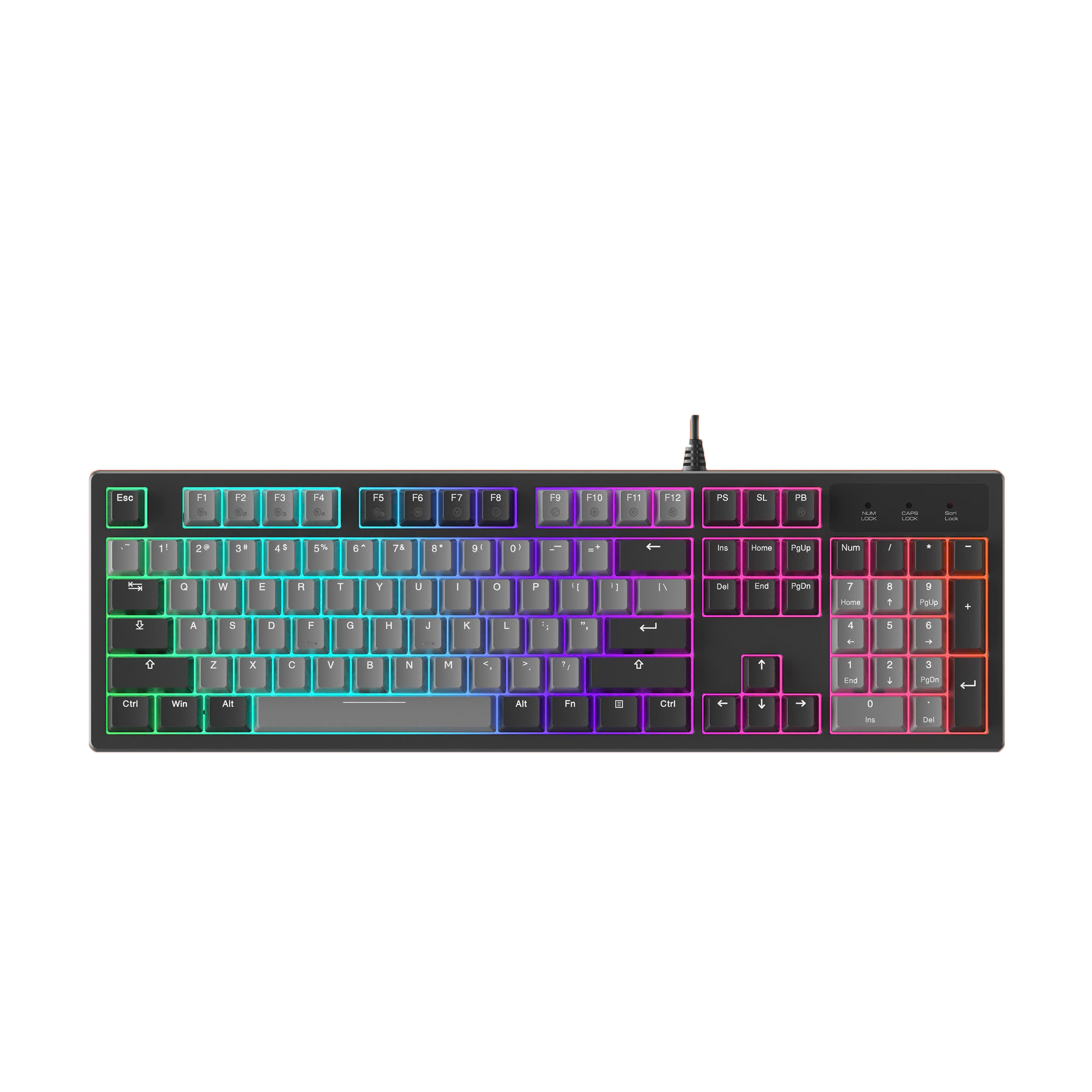 Bàn Phím Cơ DAREU EK104 GREY x BLACK