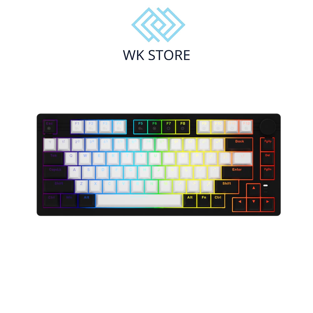 BÀN PHÍM CƠ DAREU EK75 WHITE BLACK DREAM SWITCH