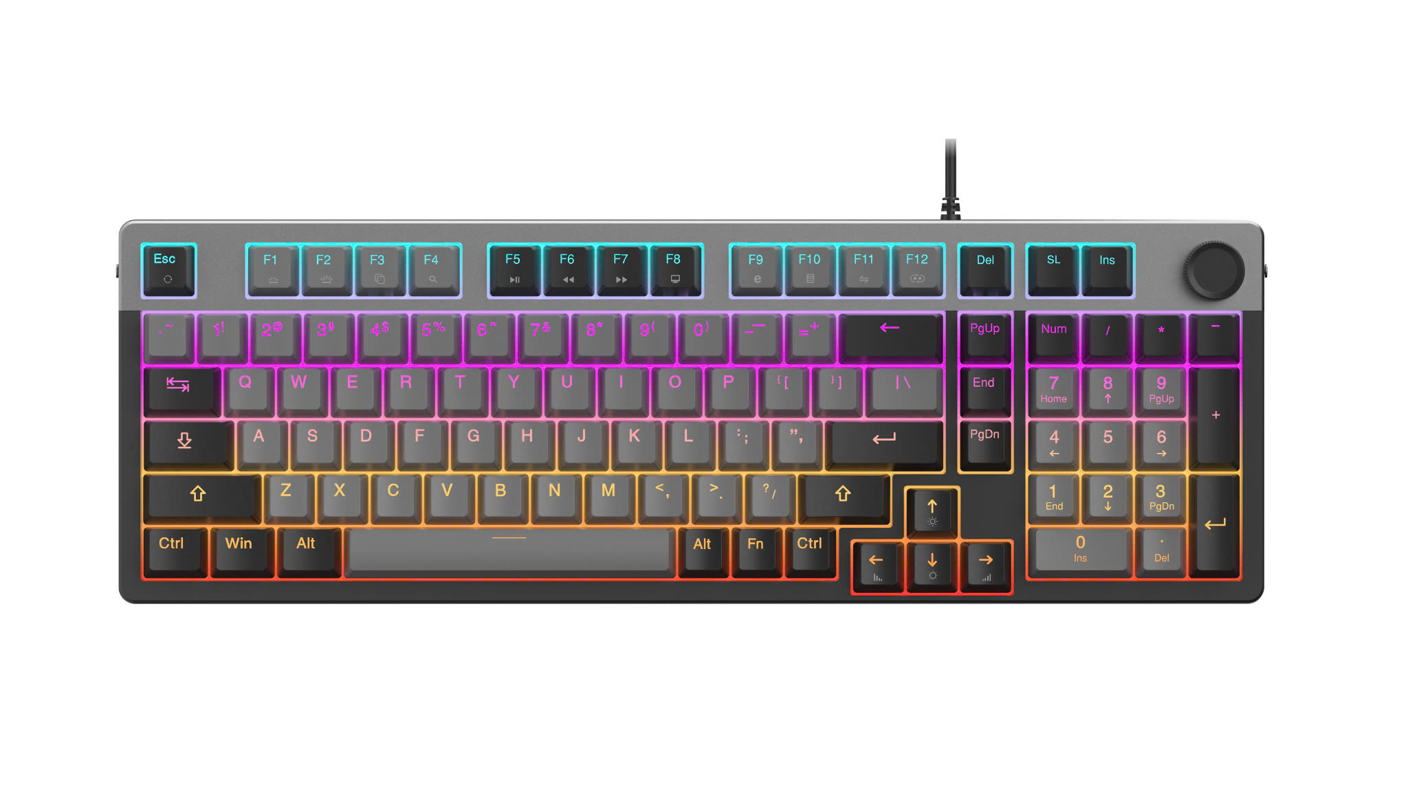 Bàn Phím Cơ Dareu EK98L Grey Black | Multi led, Dream Switch