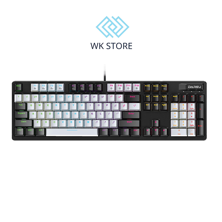 BÀN PHÍM QUANG CƠ DAREU EK1280X BLACK GREY OPTICAL SWITCH