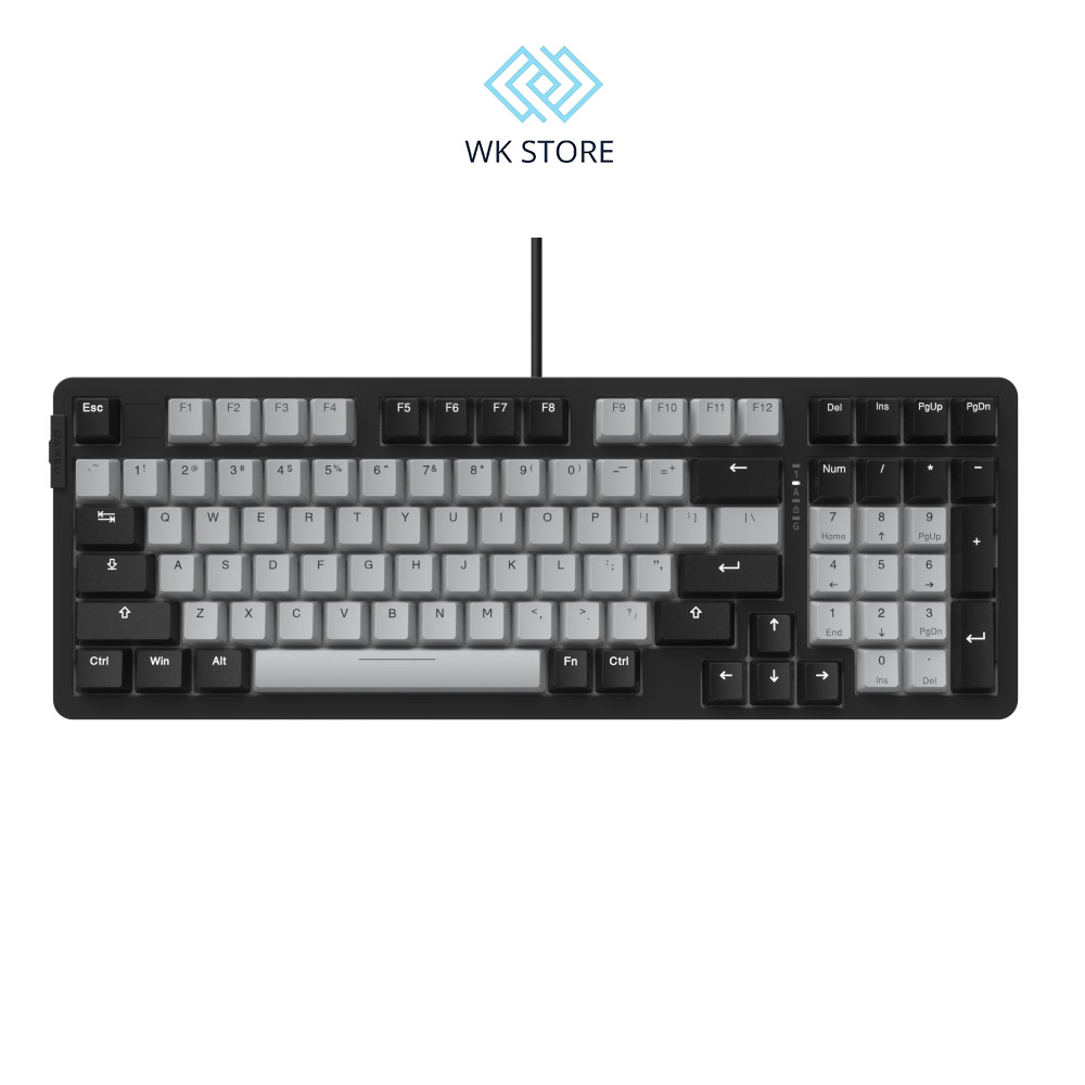 Bàn Phím Quang Cơ DAREU EK98X PBT BLACK-GREY