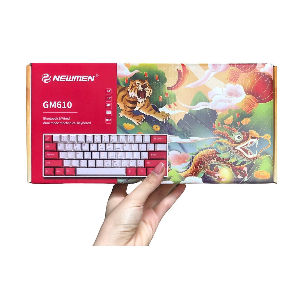 BÀN PHÍM CƠ KHÔNG DÂY NEWMEN GM610