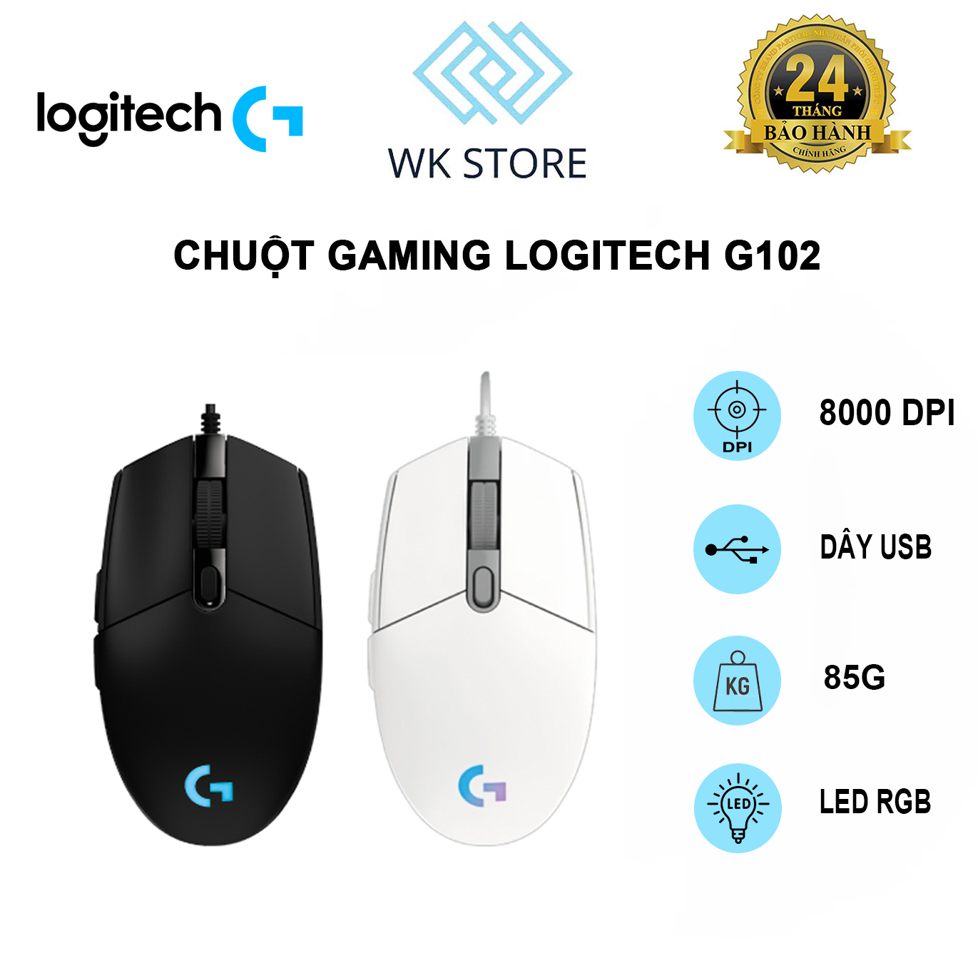Chuột Gaming Logitech G102
