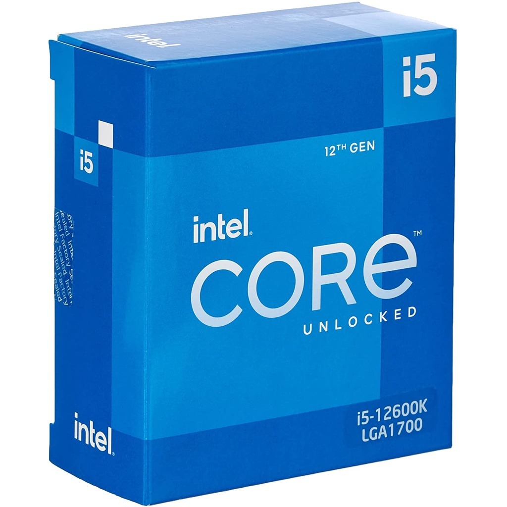 CPU Intel Core i5 12600K (LGA1700/ 10 Nhân 16 Luồng Turbo 4.9Ghz) Box CTY