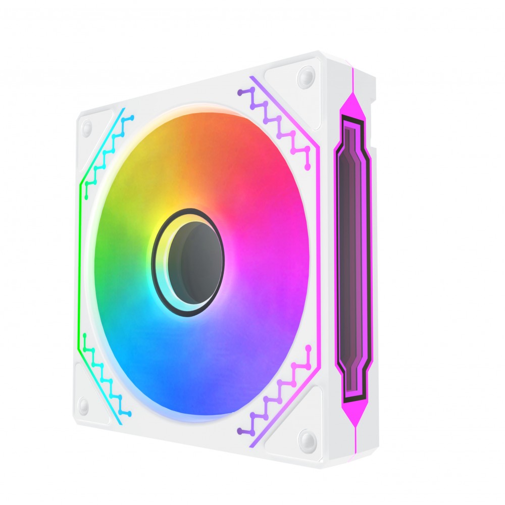 Bộ 3 quạt tản nhiệt fan case Xigmatek STARZ Pro M20A Đen / Trắng ARGB