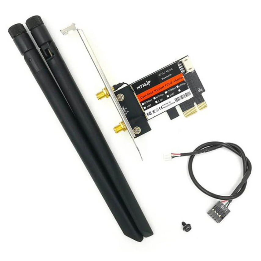Card Wifi Bluetooth Cho PC LINKSYS Intel Ac 7260