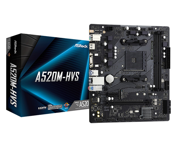 Mainboard ASROCK A520M-HVS | AMD AM4