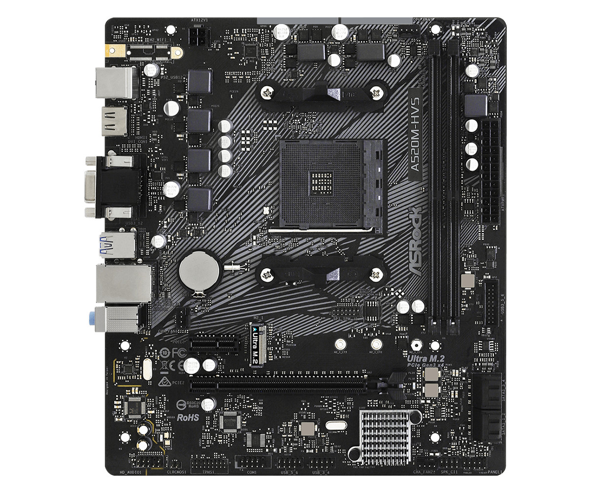 Mainboard ASROCK A520M-HVS | AMD AM4