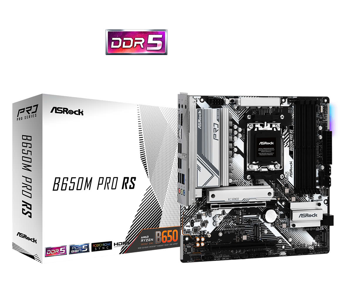 Mainboard AsRock B650M Pro RS | AMD AM5, DDR5
