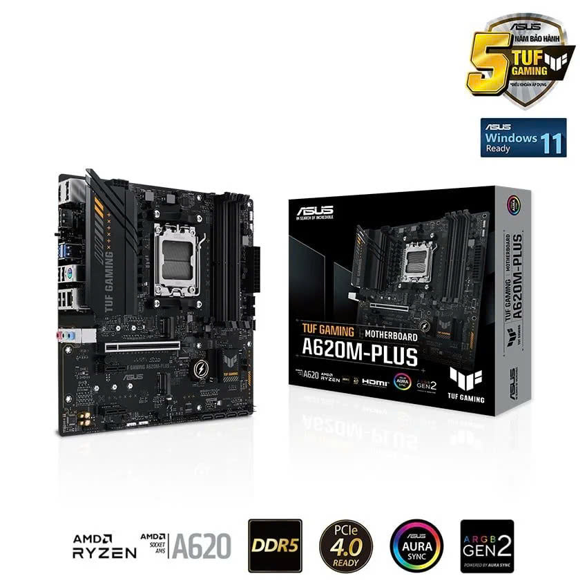 Mainboard ASUS TUF GAMING A620M PLUS | AMD AM5