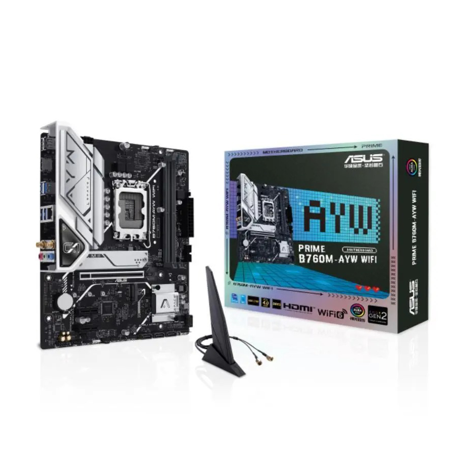 Mainboard Asus B760M-AYW WIFI | DDR5, M-ATX