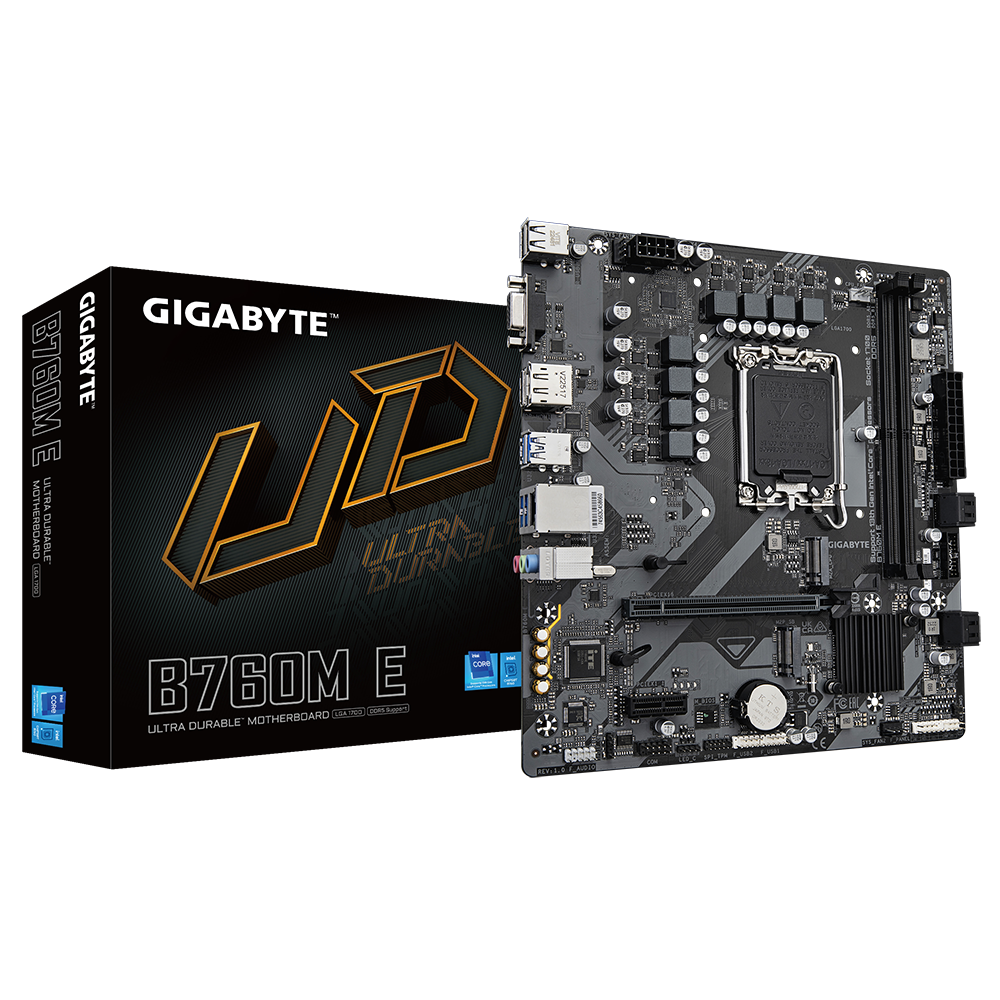 Mainboard Gigabyte B760M E (rev. 1.0) DDR5