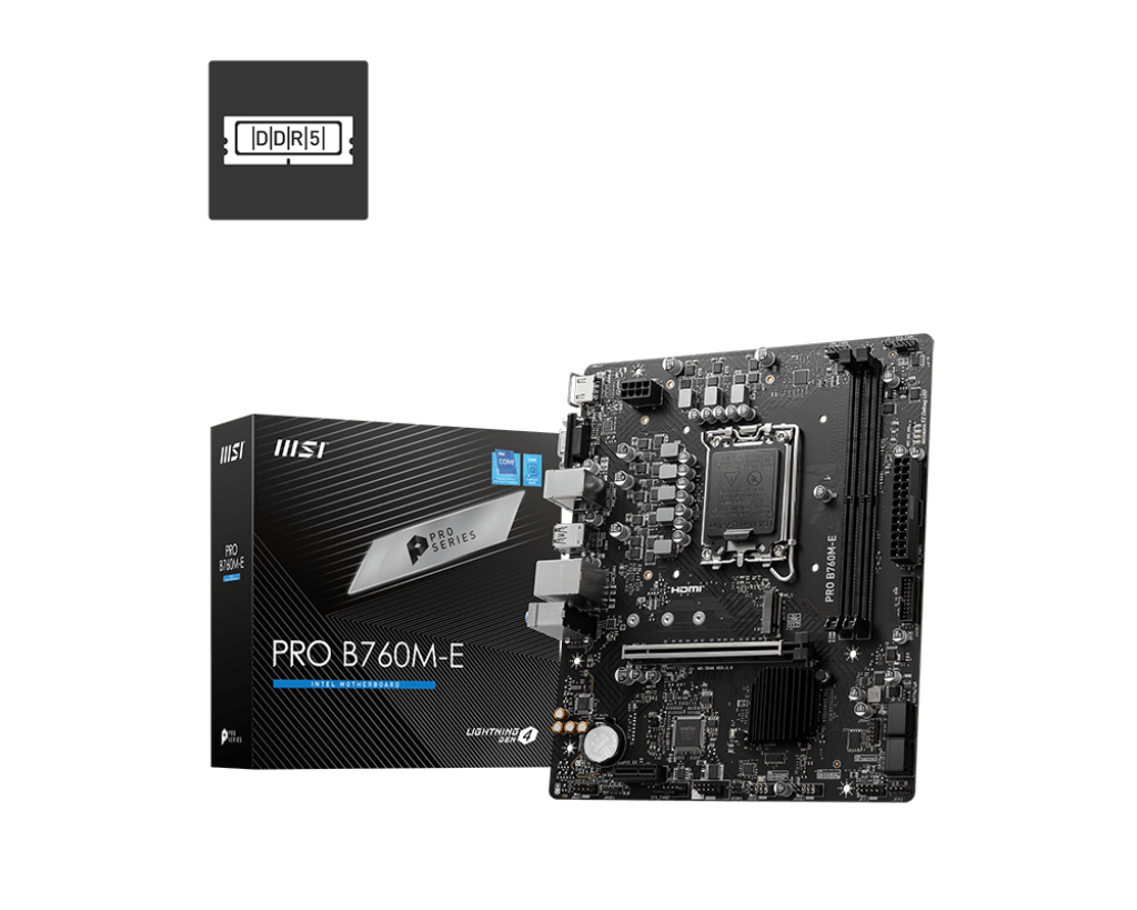 Mainboard MSI PRO B760M-E DDR5