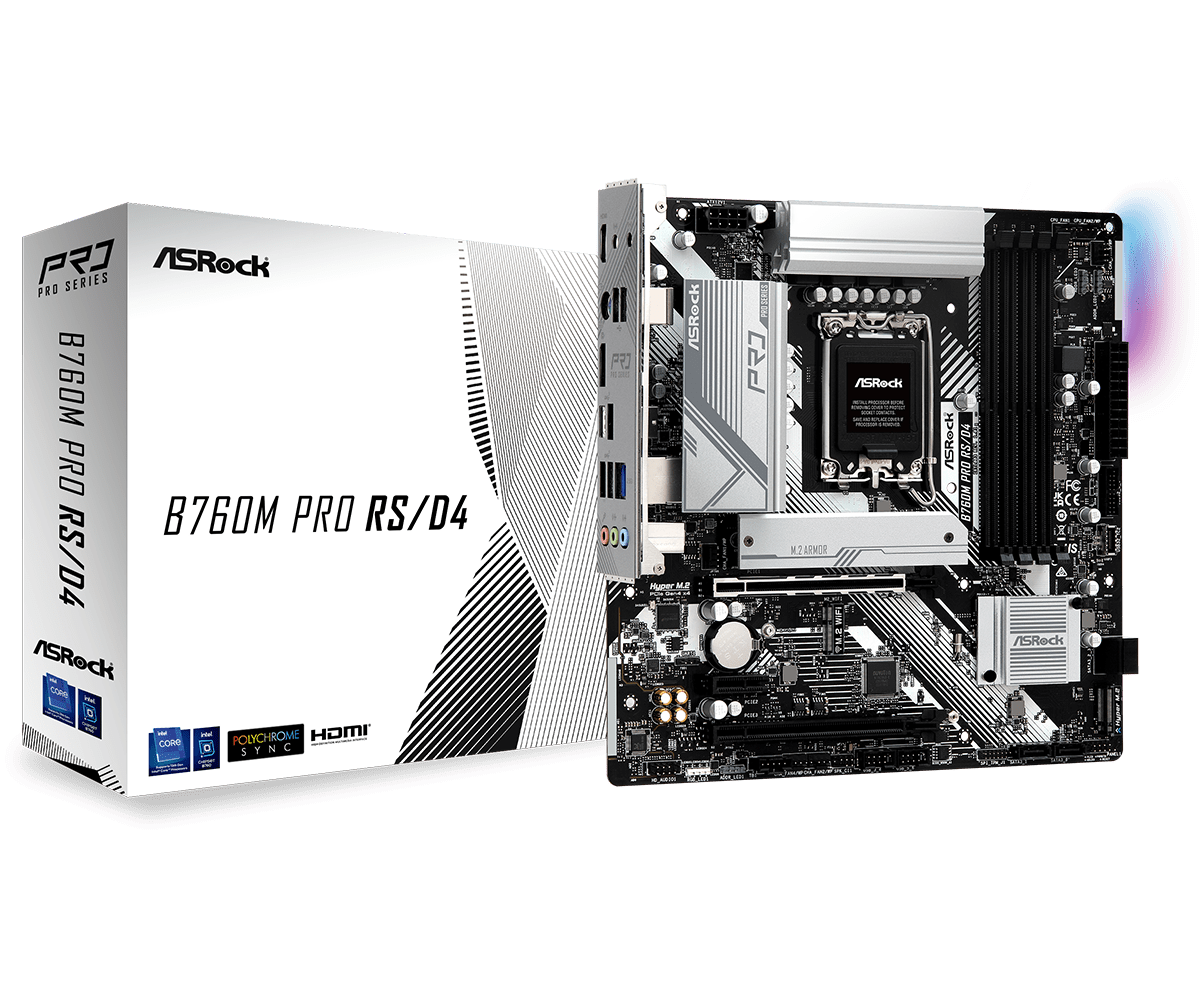 Mainboard ASRock B760M Pro RS/D4
