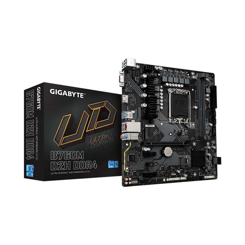Mainboard Gigabyte B760M D2H DDR4 | M2 / HDMI / D-SUB