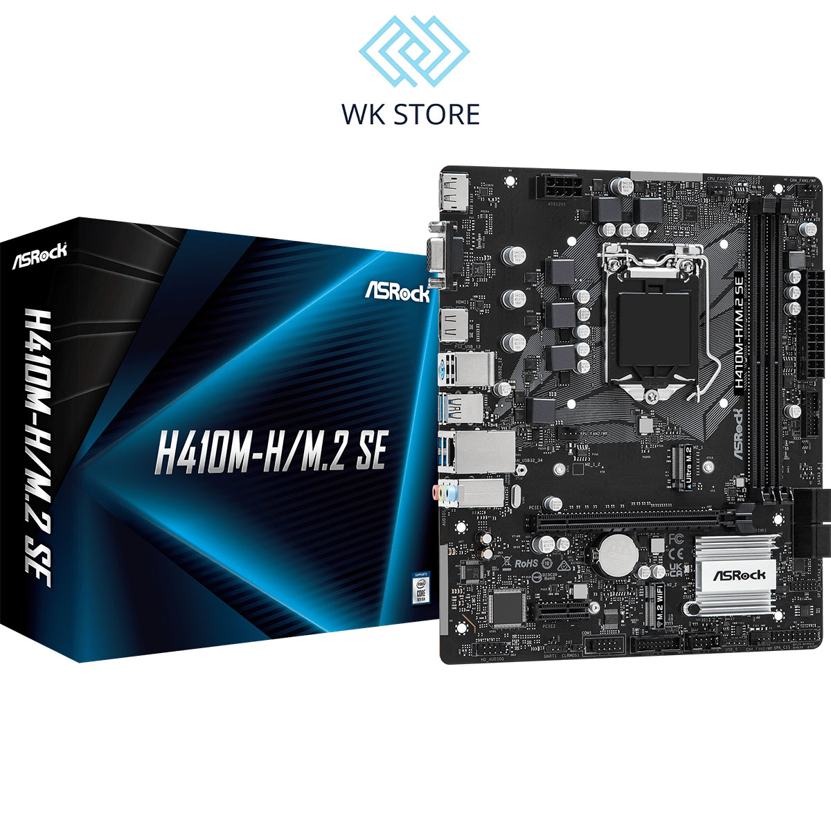 Mainboard Bo mạch chủ Asrock H410M-H/M.2 SE SK 1200