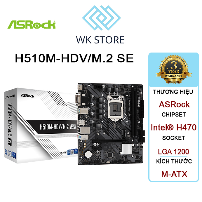 Mainboard ASRock H510M-HDV/M.2 SE