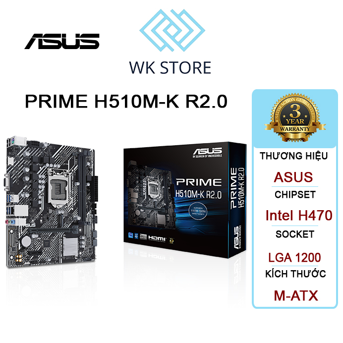 Mainboard Asus Prime H510M-K R2.0
