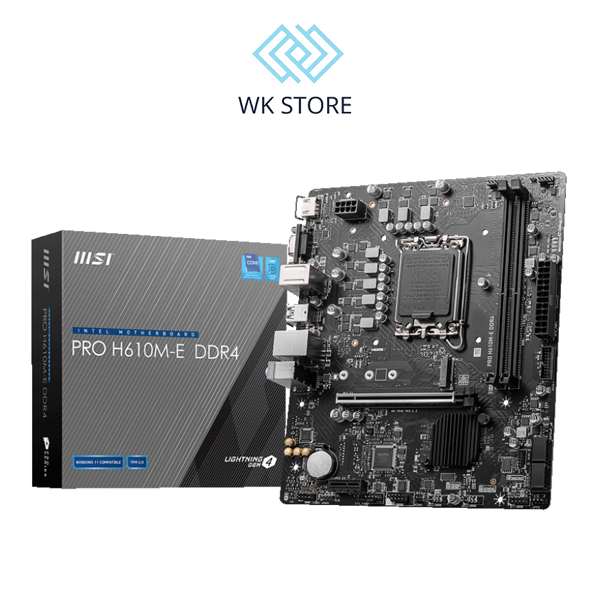 Bo mạch chủ MSI PRO H610M-E DDR4