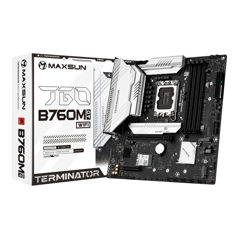 Mainboard MAXSUN Terminator B760M D4 WIFI | LGA 1700