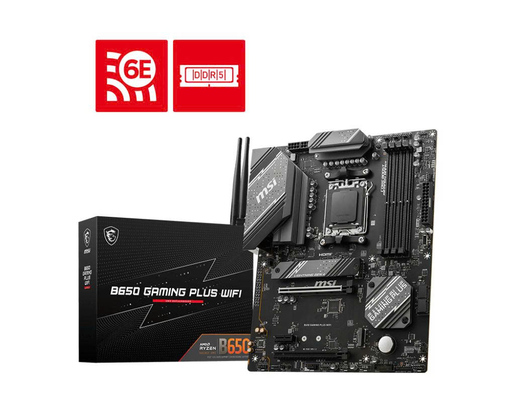 Mainboard MSI B650 GAMING PLUS WIFI DDR5 | AM5, 4x DDR5