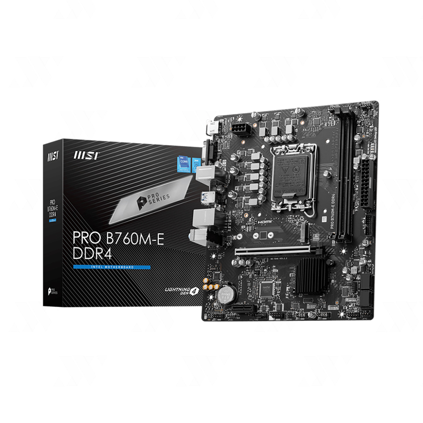 Mainboard MSI PRO B760M-E DDR4 | LGA 1700, M-ATX