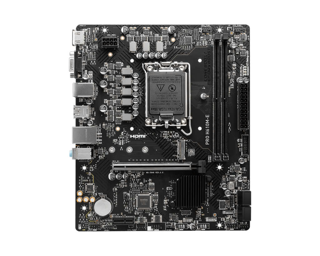 Mainboard MSI PRO H610M-E DDR5 | LGA 1700, 2 x DDR5
