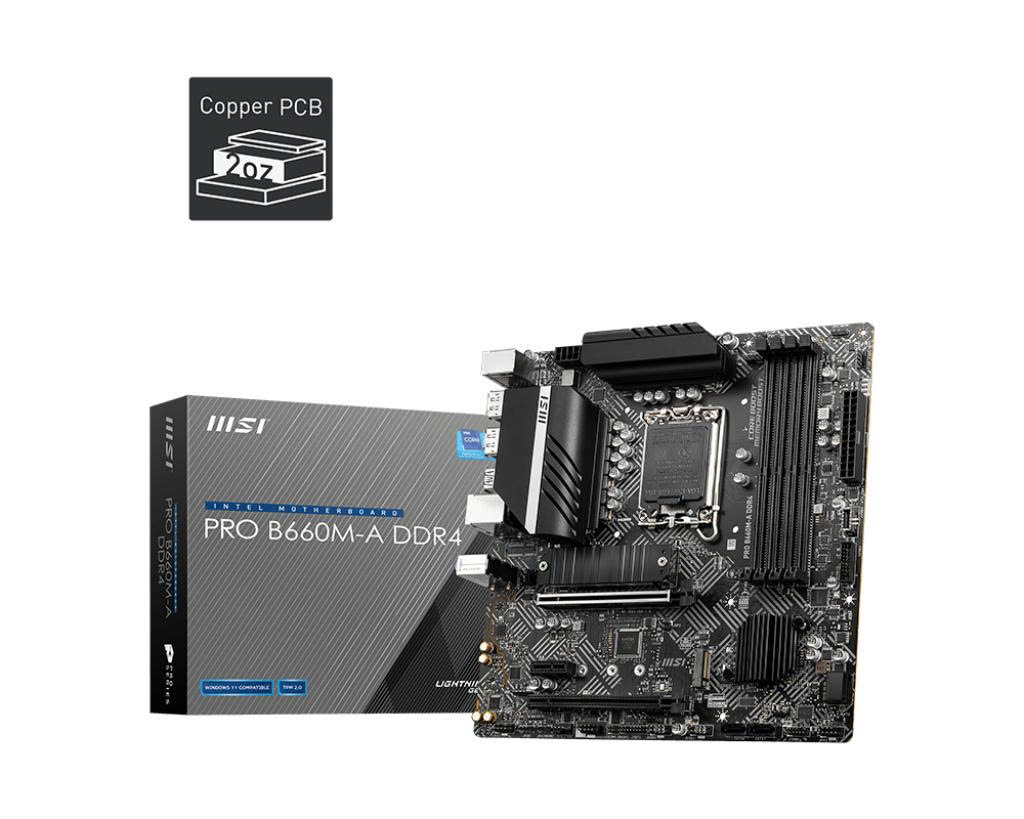 MAINBOARD MSI PRO B660M-A DDR4