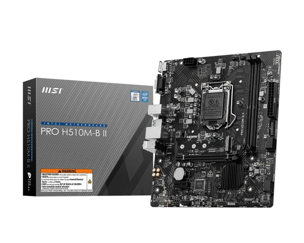 Mainboard MSI Pro H510M-B II | LGA 1200