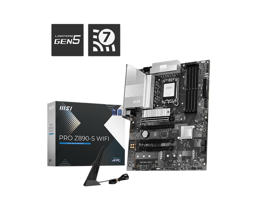 Mainboard MSI PRO Z890-S WIFI | LGA 1851, 4 x DDR5