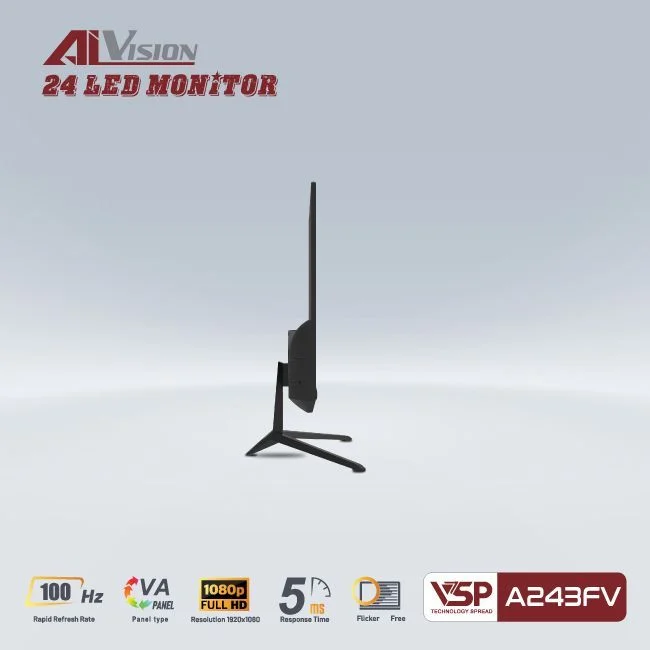 Màn hình AIVISION A243FV | 24'', 100Hz, VA, FHD, 5ms